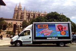 Camion publicidad LED