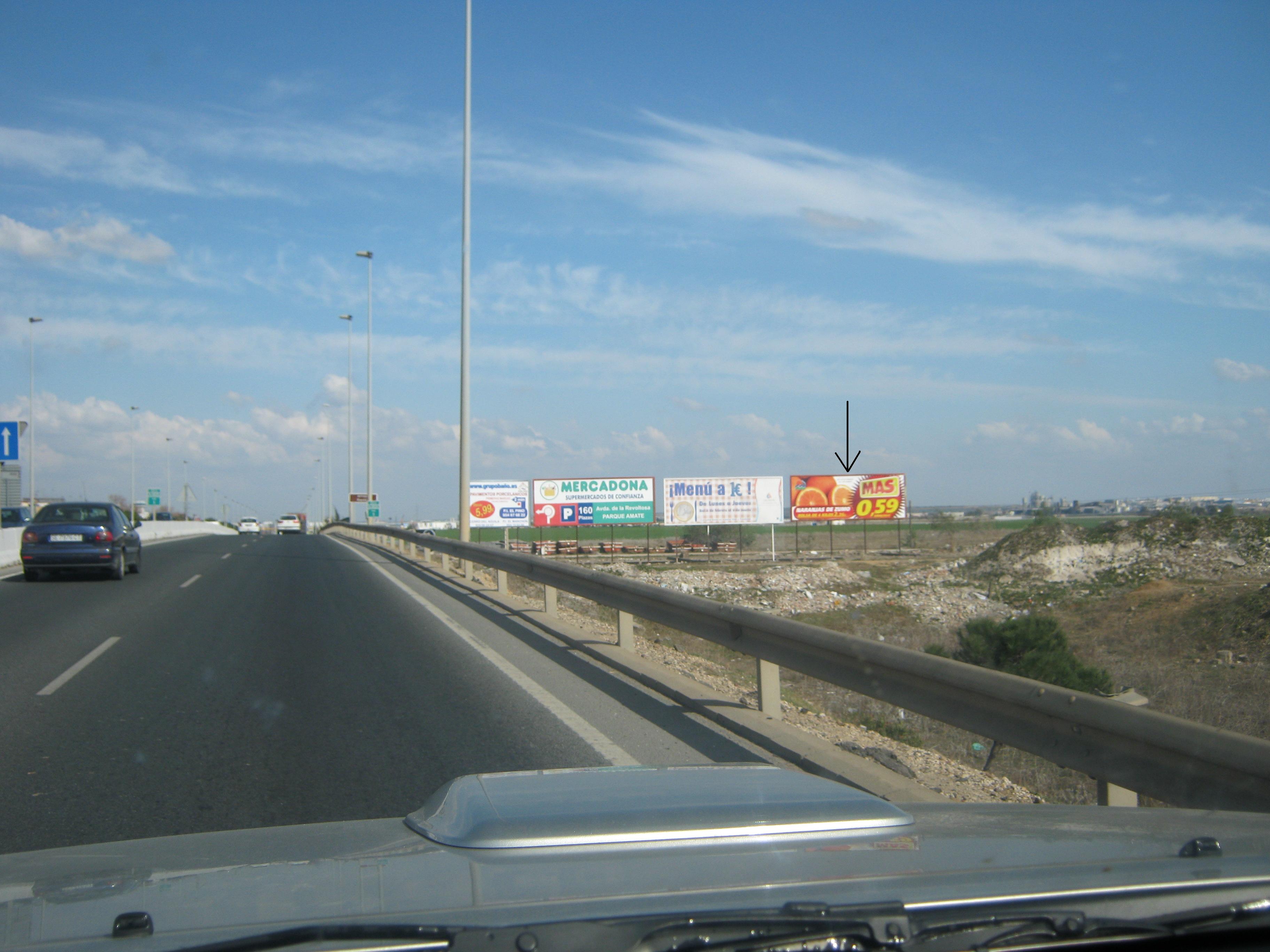 Valla publicitaria 8x3 Enlace Cádiz-Málaga (Sevilla)